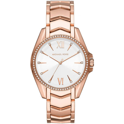 Michael Kors Women's Watch - Whitney White Dial Plated Steel Bracelet | MK6694 ,