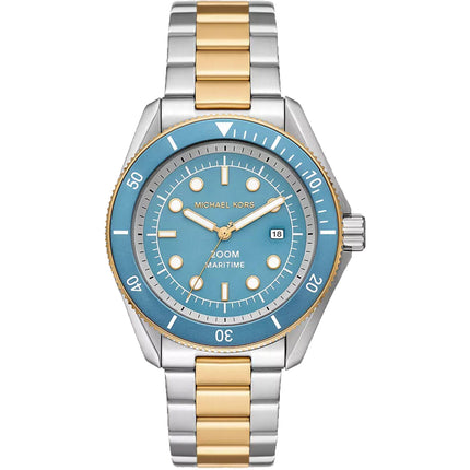 Michael Kors Men's Watch - Maritime Blue Dial Two Tone Steel Bracelet | MK9169 ,