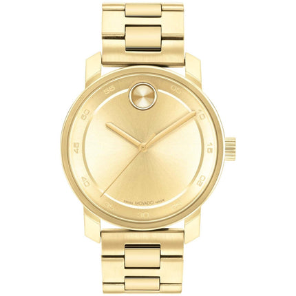 Movado Men's Watch - Access Gold Dial Plated Stainless Steel Bracelet | 3600912 ,