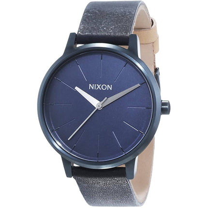 Nixon Women's Watch - Kensington Quartz Blue Dial Leather Strap | A108-1930 ,