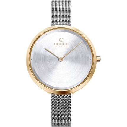 Obaku Women's Watch - Classic Silver Dial Stainless Steel Bracelet | V227LXGIMC ,