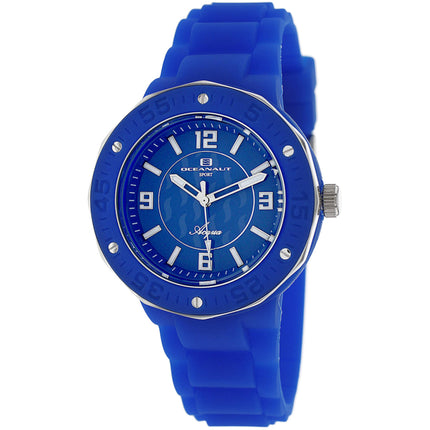 Oceanaut Women's Watch - Acqua Quartz Blue Dial Rubber Strap | OC0210 ,