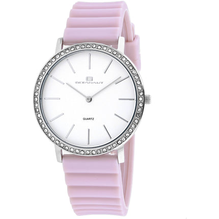 Oceanaut Women's Watch - Ripple Rose Gold Case White Dial Rubber Strap | OC0263 ,