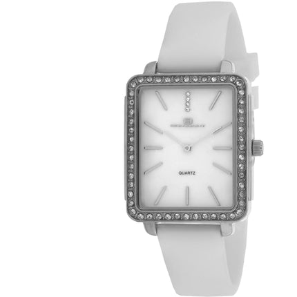 Oceanaut Women's Watch - Adorn Rose Gold Case White Dial Rubber Strap | OC0272 ,
