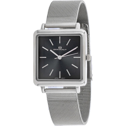 Oceanaut Women's Watch - Traditional Black Dial Stainless Steel Bracelet | OC0281 ,