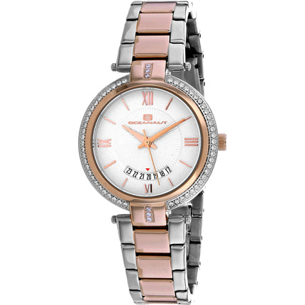 Oceanaut Women's Watch - Amaya White Dial Plated Stainless Steel Bracelet | OC0294 ,