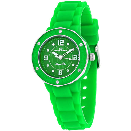 Oceanaut Women's Watch - Acqua Star Quartz Green Dial Rubber Strap | OC0439 ,