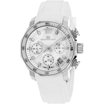 Oceanaut Women's Watch - Tune White Mother of Pearl Dial Rubber Strap | OC0461 ,