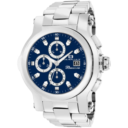 Oceanaut Men's Watch - Baccara XL Navy Blue Dial Stainless Steel Bracelet | OC0822 ,
