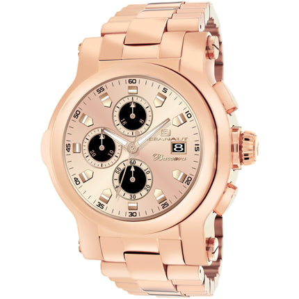 Oceanaut Men's Watch - Baccara XL Rose Gold Dial Plated Steel Bracelet | OC0825 ,