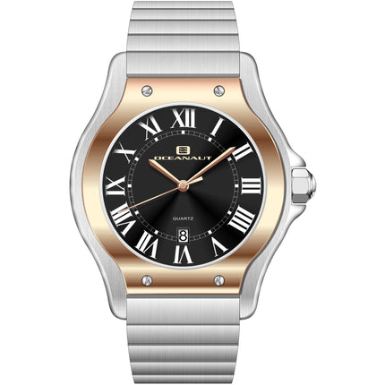Oceanaut Men's Watch - Rayonner Quartz Black Dial Stainless Steel Bracelet | OC1399 ,