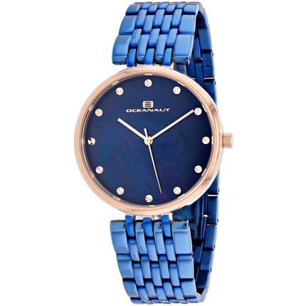 Oceanaut Women's Watch - Aerglo Blue Mother of Pearl Dial Bracelet | OC2206 ,