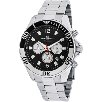 Oceanaut Men's Watch - Sevilla Quartz Black Dial Stainless Steel Bracelet | OC2524 ,