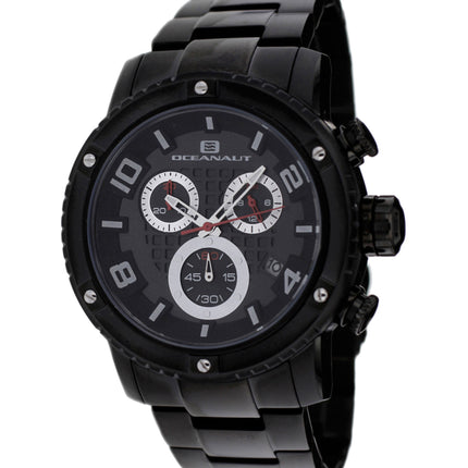 Oceanaut Men's Watch - Impulse Black Dial Plated Stainless Steel Bracelet | OC3124 ,