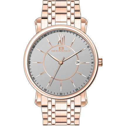 Oceanaut Men's Watch - Expedition Grey Dial Plated Stainless Steel Bracelet | OC4987 ,