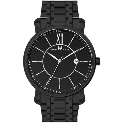 Oceanaut Men's Watch - Expedition Black Plated Stainless Steel Bracelet | OC4988 ,