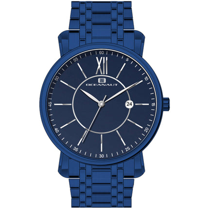 Oceanaut Men's Watch - Expedition Blue Dial Plated Stainless Steel Bracelet | OC4989 ,