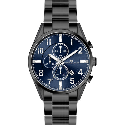 Oceanaut Men's Watch - Escapade Blue Dial Plated Stainless Steel Bracelet | OC5859 ,