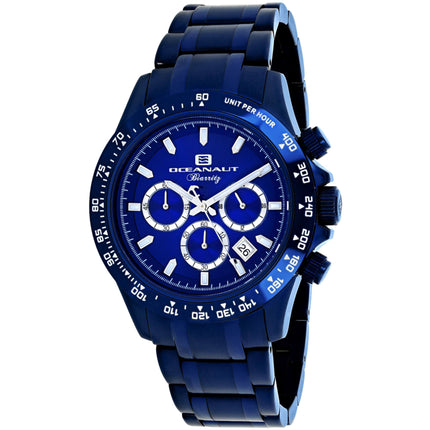 Oceanaut Men's Watch - Biarritz Blue Dial Plated Stainless Steel Bracelet | OC6117 ,