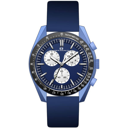 Oceanaut Men's Watch - Orbit Quartz Blue Stainless Steel Case Leather Strap | OC7584 ,