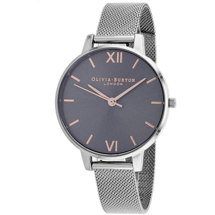 Olivia Burton Women's Watch - Classic Grey Dial Stainless Steel Bracelet | OB16MD80 ,