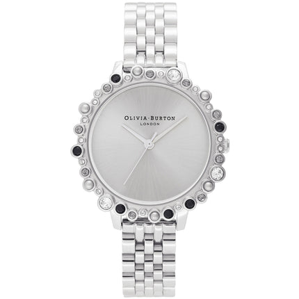 Olivia Burton Women's Watch - Bejewelled Under The Sea Silver Dial | OB16US31 ,