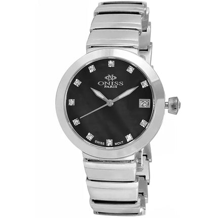 Oniss Women's Watch - Prima Collection Blue Dial Steel Bracelet | ON5559-14BK ,