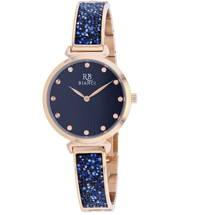 Roberto Bianci Women's Watch - Brillare Blue Dial Plated Steel Bracelet | RB0206 ,