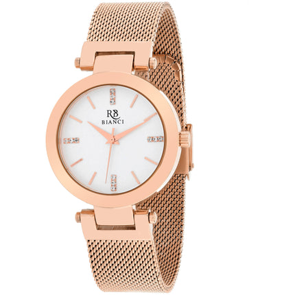 Roberto Bianci Women's Watch - Cristallo Silver Dial Plated Steel Bracelet | RB0402 ,