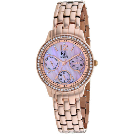 Roberto Bianci Women's Watch - Valentini Pink Mother of Pearl Dial Bracelet | RB0844 ,