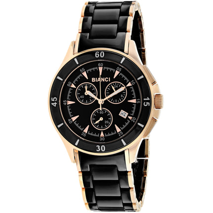 Roberto Bianci Women's Watch - Florenca Black Dial Ceramic, Bracelet | RB58730 ,