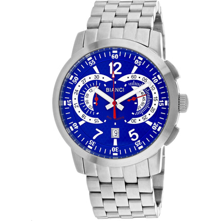 Roberto Bianci Men's Watch - Lombardo Blue Dial Stainless Steel Bracelet | RB70963 ,