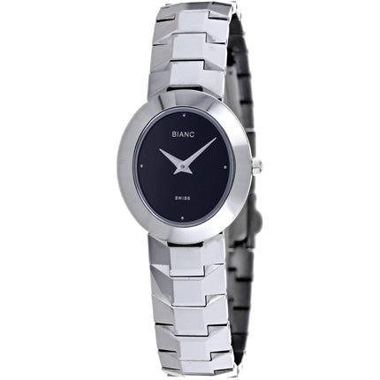Roberto Bianci Women's Watch - Classic Black Dial Stainless Steel Bracelet | RB80710 ,