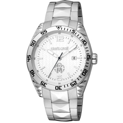 Roberto Cavalli Men's Watch - Classic Silver Dial Steel Bracelet | RC5G018M0055 ,