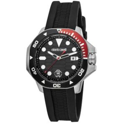 Roberto Cavalli Men's Watch - Classic Black Dial Steel Bracelet | RC5G044P0065 ,