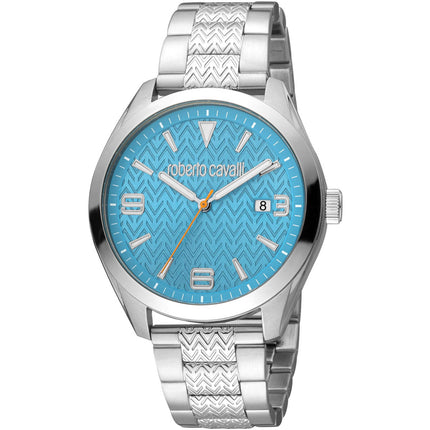 Roberto Cavalli Men's Watch - Classic Blue Dial Steel Bracelet | RC5G048M0055 ,