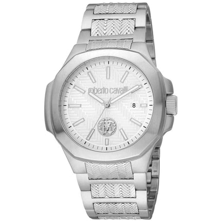 Roberto Cavalli Men's Watch - Classic Silver Dial Steel Bracelet | RC5G050M0045 ,
