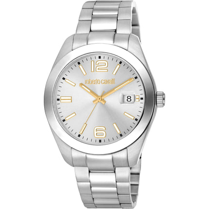 Roberto Cavalli Men's Watch - Classic Silver Dial Steel Bracelet | RC5G051M0015 ,