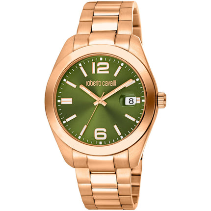 Roberto Cavalli Men's Watch - Classic Green Dial Bracelet | RC5G051M0065 ,