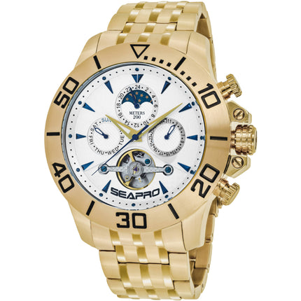 Seapro Men's Watch - Montecillo Automatic Silver Dial Plated Steel Bracelet | SP5134 ,