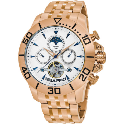 Seapro Men's Watch - Montecillo Automatic Silver Dial Plated Steel Bracelet | SP5135 ,