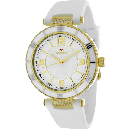 Seapro Women's Watch - Seductive Quartz Silver Dial Ceramic Strap | SP6411 ,