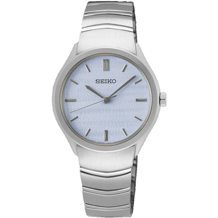 Seiko Women's Watch - Essentials Quartz Blue Dial Stainless Steel Bracelet | SUR549 ,