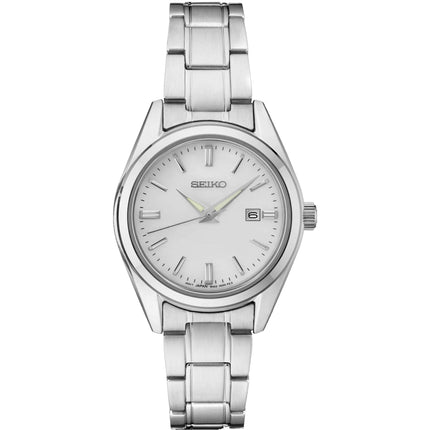 Seiko Women's Watch - Essentials Silver Dial Stainless Steel Bracelet | SUR633 ,