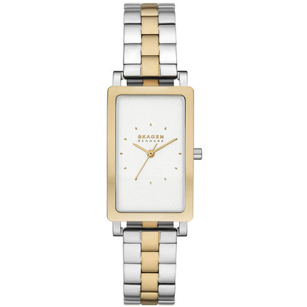 Skagen Women's Watch - Hagen Lille White Dial Plated Steel Bracelet | SKW3156 ,