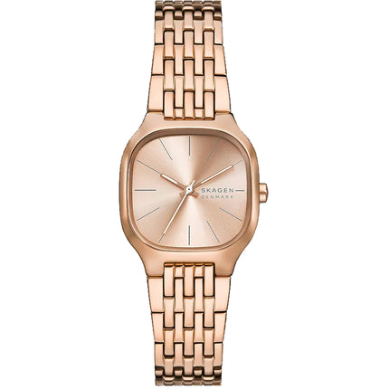 Skagen Women's Watch - Mellem Lille Rose Gold Dial Plated Steel Bracelet | SKW3166 ,