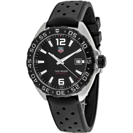 Tag Heuer Men's Watch - Formula 1 Quartz Black Dial Rubber Strap | WAZ1110.FT8023 ,