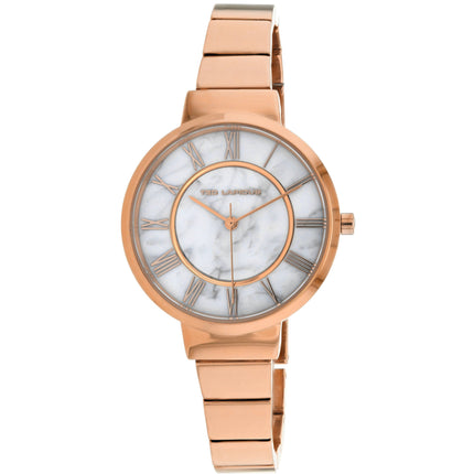 Ted Lapidus Women's Watch - Classic Marble White Dial Bracelet | A0714UARX ,