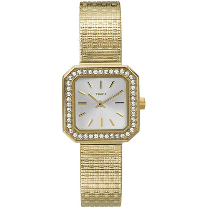 Timex Women's Watch - Classic Gold Dial Plated Stainless Steel Bracelet | T2P550 ,