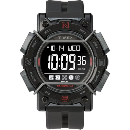 Timex Men's Watch - Expedition Quartz Black Dial Plastic Strap | TW4B17900 ,